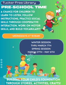Pre-school Time – Spring Session