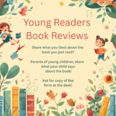 Tells us why you liked a particular book.  We will add your recommendations to the library media!"
