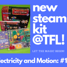 If you need a new activity to keep your kids busy try one of our STEAM kits.  Great for grandparents who need to entertain their charges this summer!"